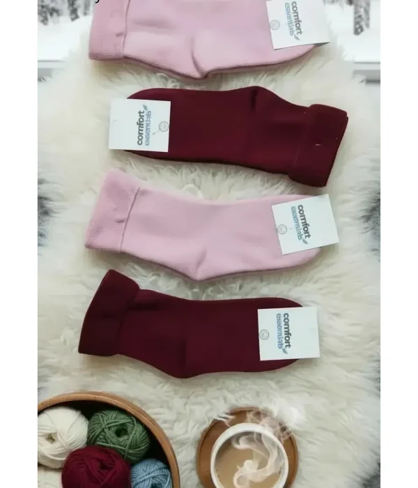 Bayan Kışlık Uzun Konç Havlu Çorap 12'Lİ Paket
