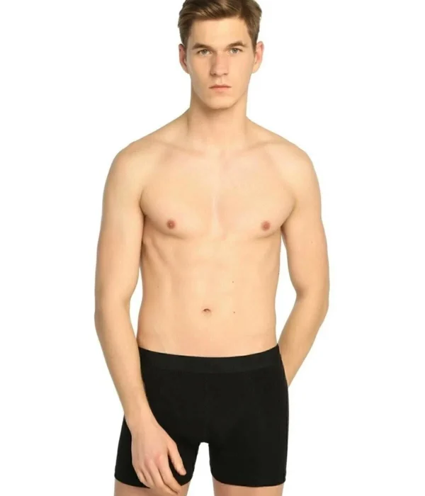 Erkek Pamuklu Likralı Erkek Boxer