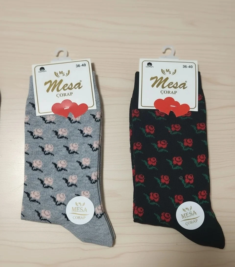 Bayan Mevsimlik Uzun Çorap 12'li Paket — fotoğraf 3