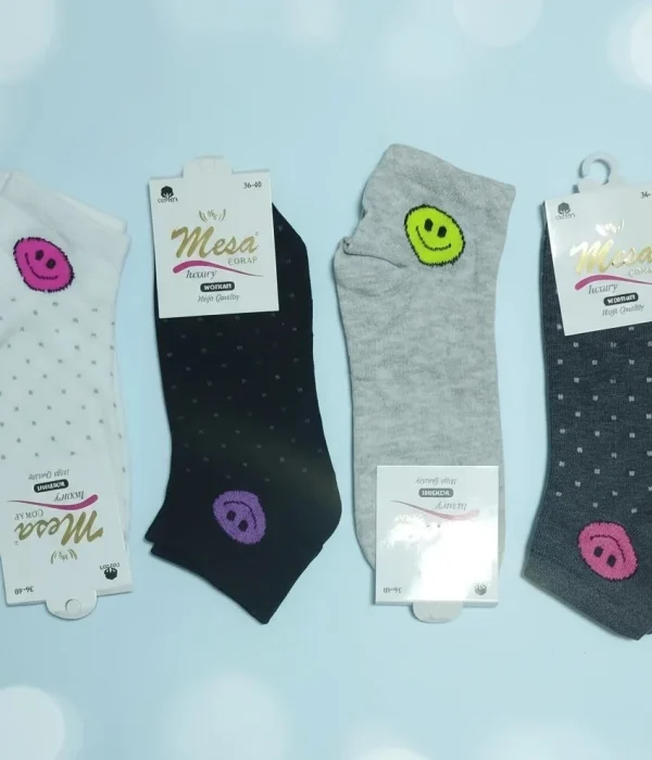 Bayan Penye Mevsimlik Patik Çorap 12'li Paket