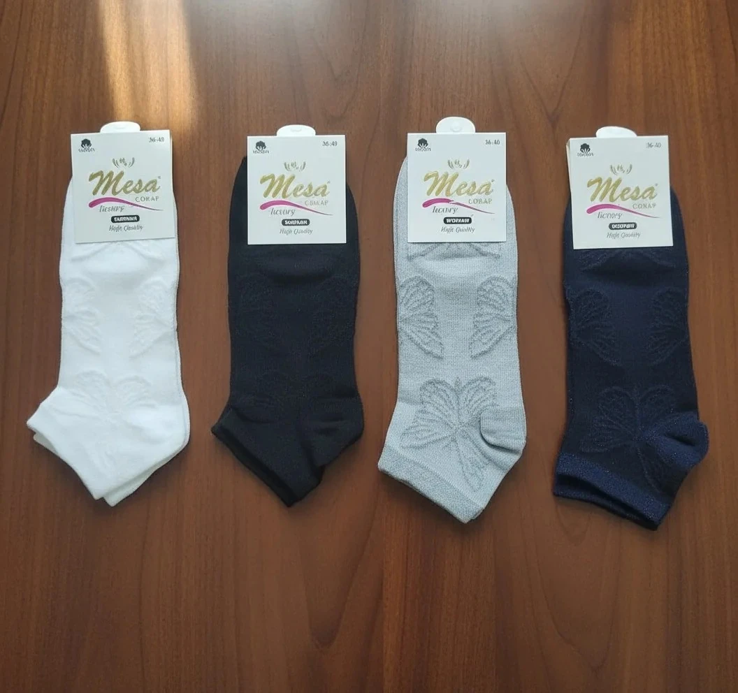 Bayan Penye Mevsimlik Patik Çorap 12'li Paket — fotoğraf 2