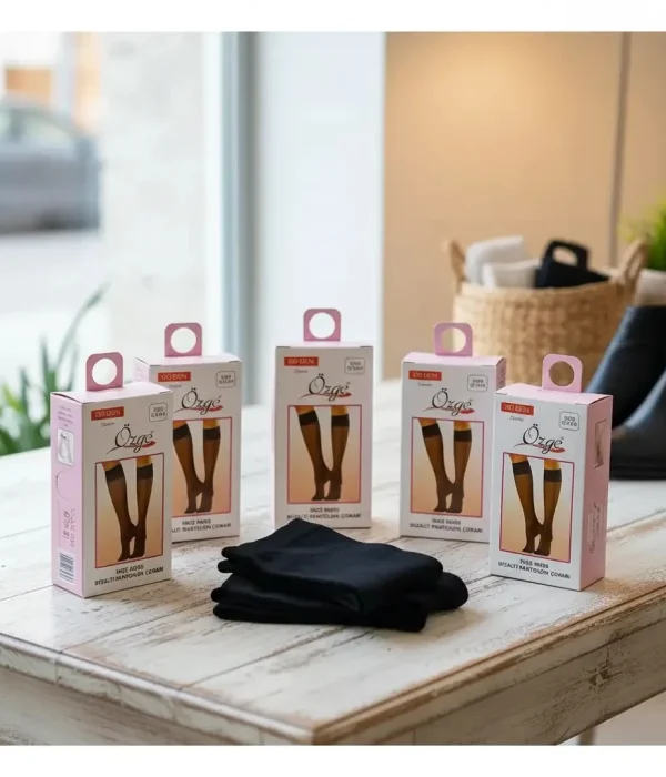 20 DENYE İNCE DİZALTI TÜL ÇORAP 12'LI PAKET MUS ÇORAP