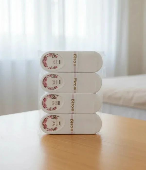 Düz Beyaz Bayan Babet Çorap 12'li Paket