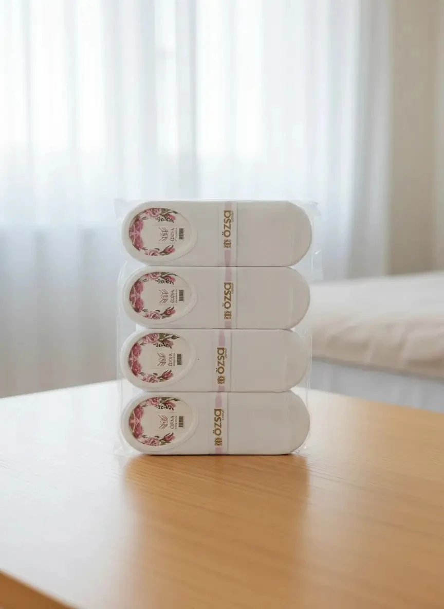 Düz Beyaz Bayan Babet Çorap 12'li Paket — fotoğraf 1