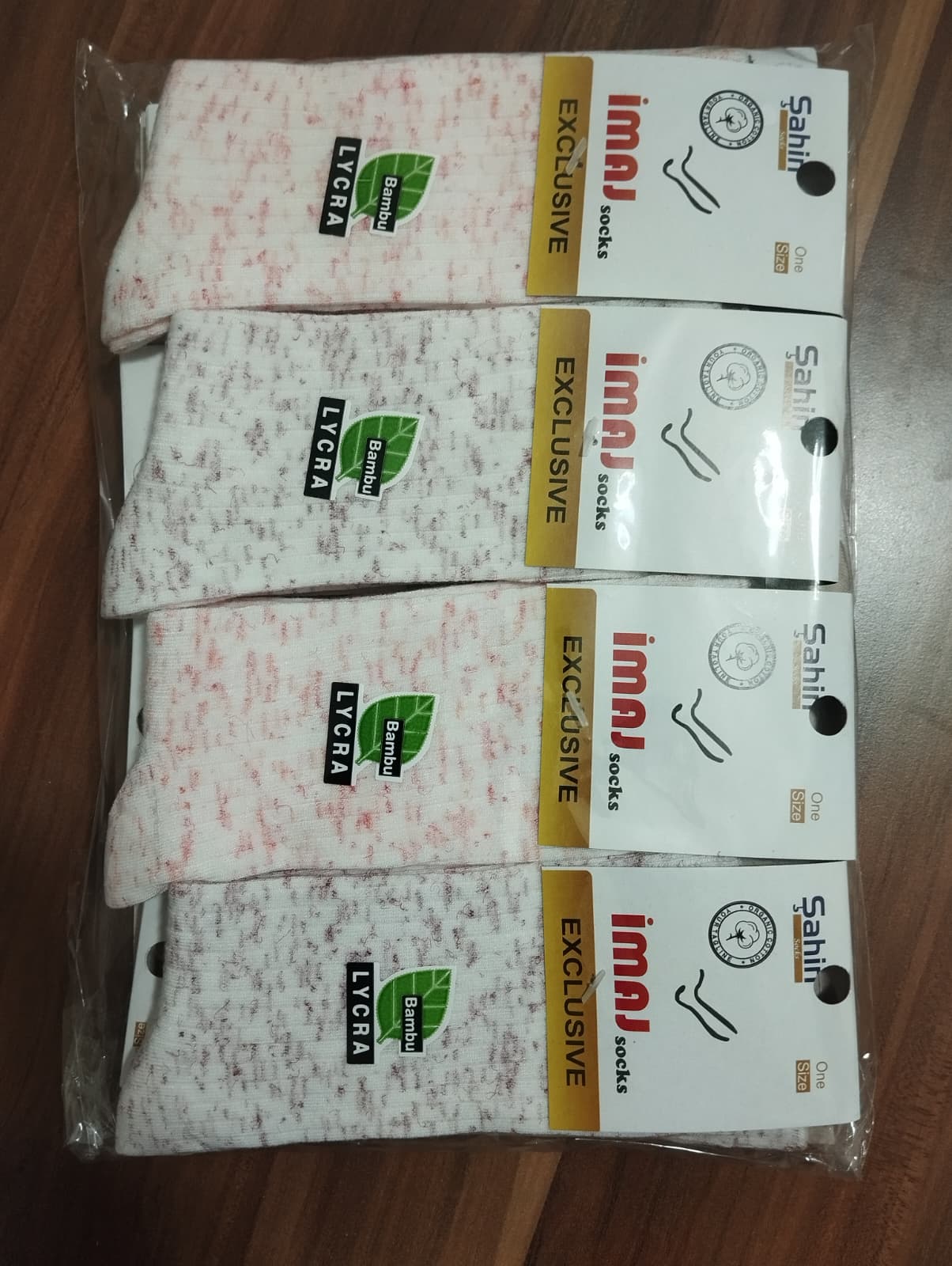 Bayan Mevsimlik Bambu Açık Renkler Dar Kalıp Uzun Çorap 12'li Paket — fotoğraf 2